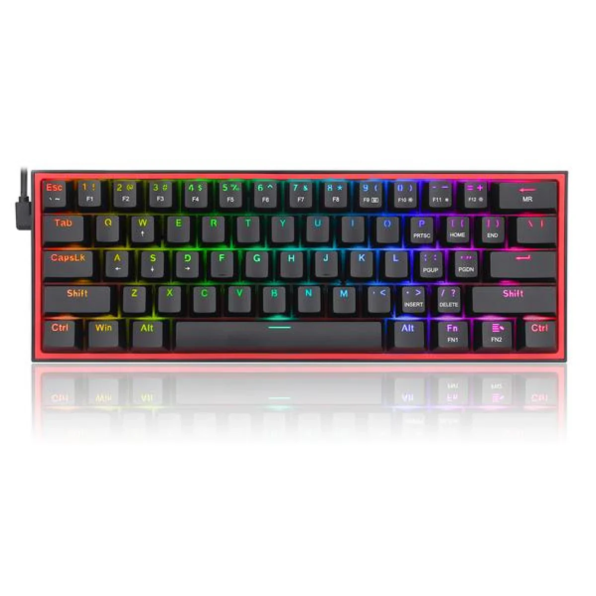 REDRAGON Fizz RGB K617-RGB Black GAMING KEYBOARD REDRAGON Fizz RGB K617-RGB Black GAMING KEYBOARD